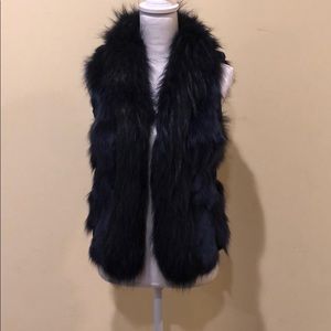 Truth and pride fur vest